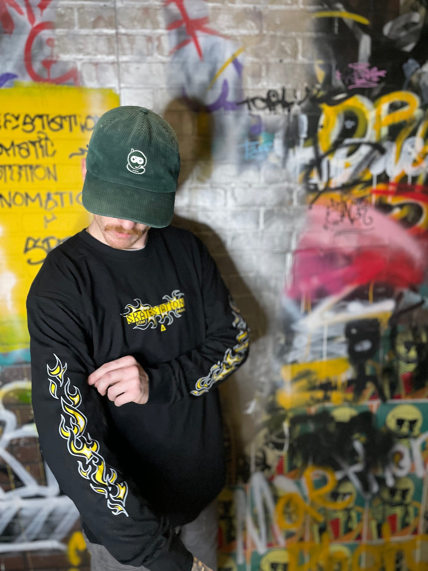 Skatestation Long Sleeve - Black