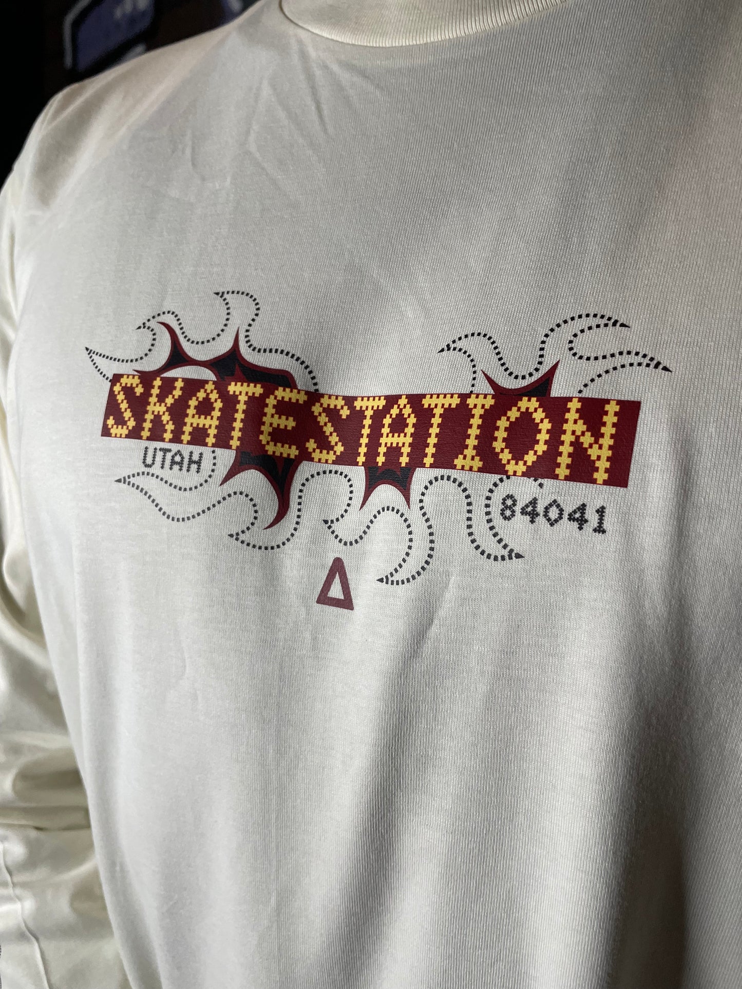 Skatestation Long Sleeve - Off White